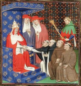 Папа Иннокентий IV посылает доминиканцев и францисканцев к татарам